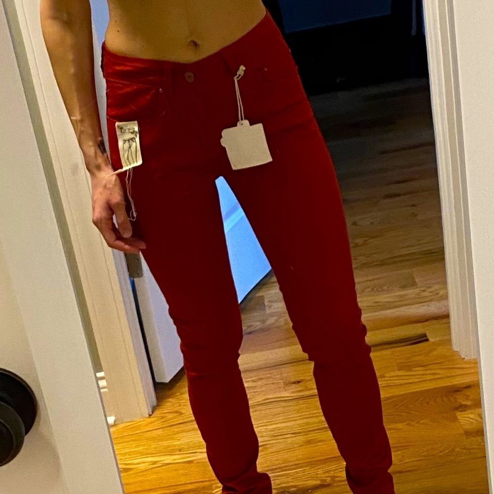 Indigo Rain skinny jeans Colorflex